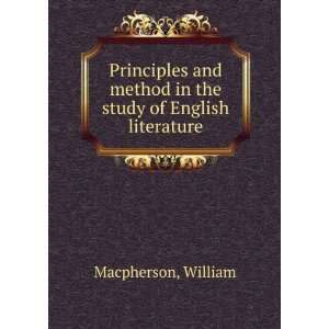  Principles and method in the study of English literature 
