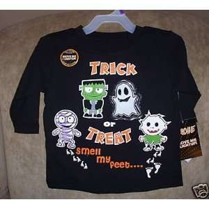  Trick Or Treat Smell My Feet Shirt/Top/Lights Up/Strobe 