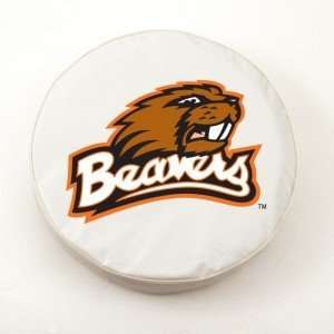  Oregon State Beavers White Tire Cover, Large Sports 