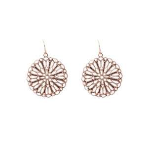  Bronzed By Barse Disc Earrings: Jewelry
