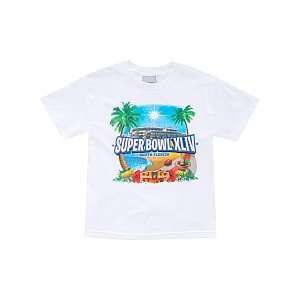  Reebok Super Bowl Xliv Youth (8 20) Short Sleeve Beach T 