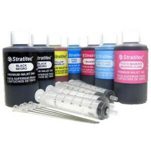  Inkjet Ink Refill Kit Premium BLACK and Color 21oz(595ml 