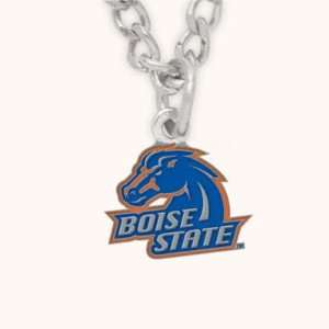  BOISE STATE BRONCOS OFFICIAL LOGO NECKLACE: Sports 