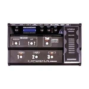   Utopia B200 Bass Floor Multi Effects Pedal Black 