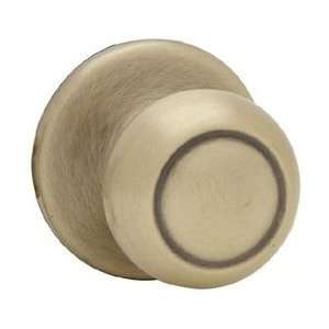  Kwikset 720C 5 Copa Hall and Closet Knob, Antique Brass 