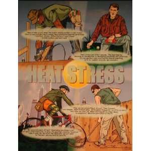  Heat Stress Guidelines Safety Poster (17x22 inch 