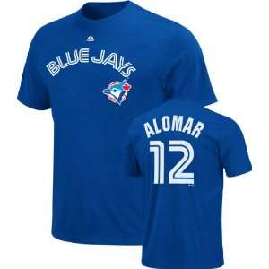 Roberto Alomar Toronto Blue Jays Royal Blue Name and Number T Shirt 
