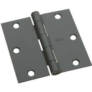   Gray Prime Coat(P) Square Corner Residential Hinge