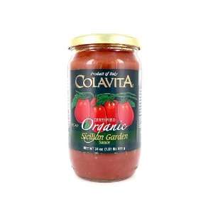 Organic Sicilian Garden Sauce: Grocery & Gourmet Food