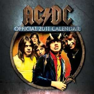  2011 Music Rock Calendars: AC/DC   12 Month Official Music 
