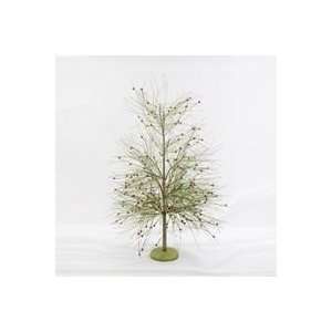    3 Green Tinsel Christmas Tree With Red Berries: Everything Else