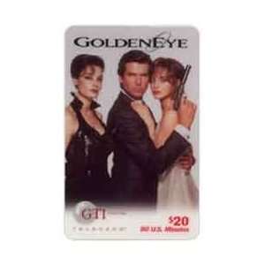   Card $20. James Bond 007 GoldenEye Movie James Bond & Leading Ladies