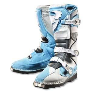   Quadrant Boots , Color: White/Blue, Size: 5 XF3410 0238: Automotive