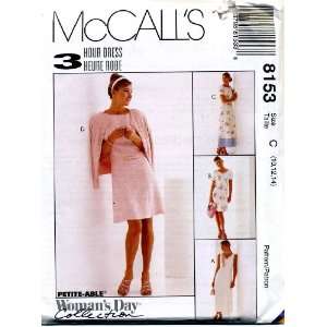  McCalls Three Hour Formal Dress Sewing Pattern #8153 