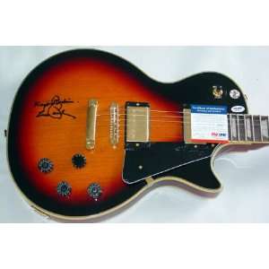 Les Paul Autographed Signed Keep Pickin Guitar PSA/DNA Certified