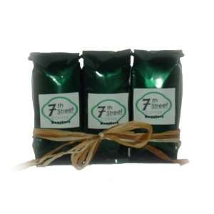 7th Street Coffee Roasters Organic Coffees Sampler 3 Pack:  