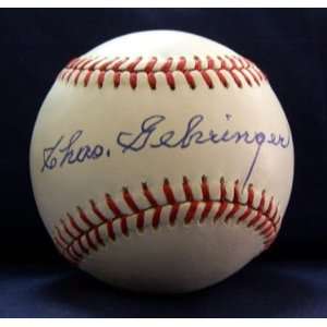  Charlie Gehringer Signed Baseball: Sports & Outdoors