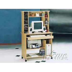    Acme Furniture Maple Finish Computer Desk 08012: Home & Kitchen