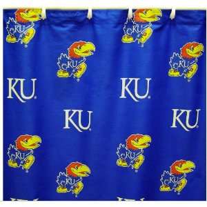    Kansas Shower Curtain   Big 12 Conference: Sports & Outdoors
