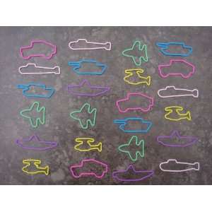  MILITARY SHAPED RUBBER BANDS SILLY BANDS 48 COUNT: Toys 