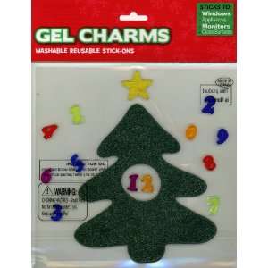  12 Days of Christmas Glitter Gel Window Clings