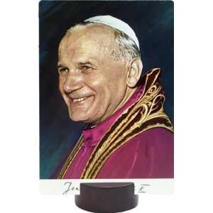 John Paul II Smiling Desk Plaque:  Kitchen & Dining