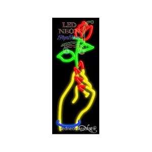   : Nails Logo Neon Sign 13 Tall x 32 Wide x 3 Deep: Everything Else