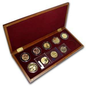    2012 1 oz 9 Coin Around the World Gold Bullion Set 