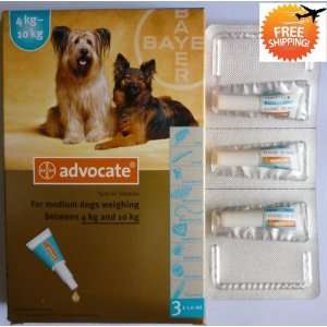  Advocate Dog (Advantage Multi) for Medium Dogs 4   10 Kg, 11 20 lbs 