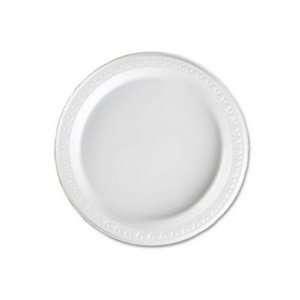  GJO10329   9 Plastic Round Plates, Reusable/Disposable 