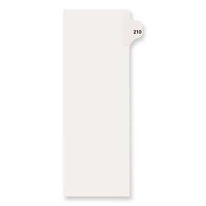  Avery Individual Side Tab Legal Exhibit Dividers AVE82426 