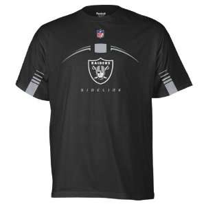   Oakland Raiders Sideline Gun Show Black T Shirt: Sports & Outdoors