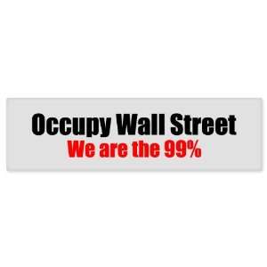 Occupy Wall Street We Are the 99% car bumper sticker decal 