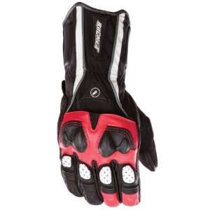   Mens Leather Motorcycle Gloves Red/Black XXL 2XL 9056 1106 Automotive