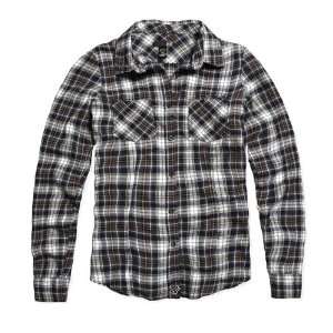  FOX Racing Juniors 53700 FINE LINE Flannel Shirt Carbon S 