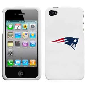  iPhone 4 New England Patriots White Snap on Superior Hard 