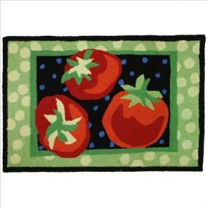  Homefires PY STS009 Tomatoes Rug: Furniture & Decor