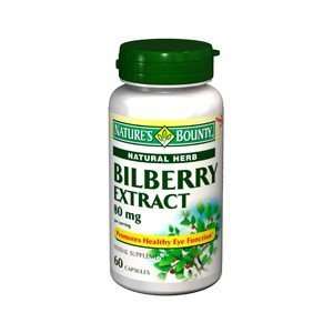   BOUNTY BILBERRY EXTRA 80MG 12351 60 CAPSULES: Health & Personal Care