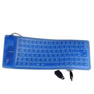   AirTouch 85 Key USB & PS/2 Foldable Mini Keyboard (Blue): Electronics