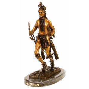  Indian Dancer American Solid Bronze Handmade Sculpture By 