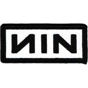  Nine Inch Nails NIN B/W Logo New Iron On Patch p3011: Arts 