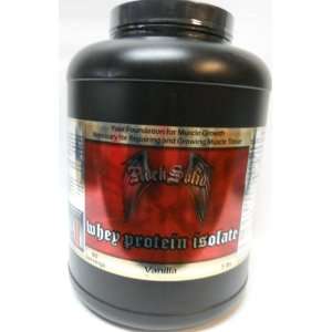  Rock Solid Whey Protein Isolate, Vanilla   80 Servings (5 