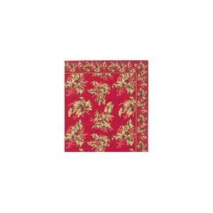  April Cornell Holly Red Placemat 4110 149: Kitchen 