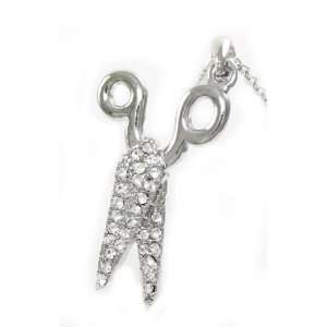  Fun Large Hairdressers Scissors Charm Necklace with Lots 