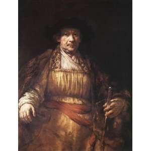   21 Personalised Glossy Stickers or Labels Rembrandt Self Portrait 1658