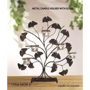  Metal Candle Holder 20.5h: Home & Kitchen