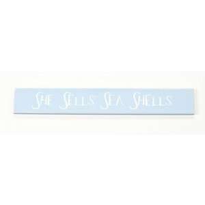  She Sells Sea Shells Sign Board Color: Buttercup Yellow 