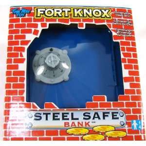  Fort Knox Steel Safe Piggy Bank Vault (BLUE, RED or 