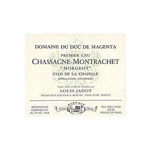  Louis Jadot Chassagne montrachet 1er Cru Morgeot 2009 