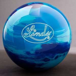  Linds Glow Laser Bowling Ball  True Blue: Sports 